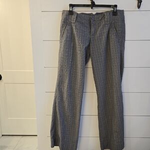 Vintage American Eagle Outfitters Women's Gray Plaid Pants